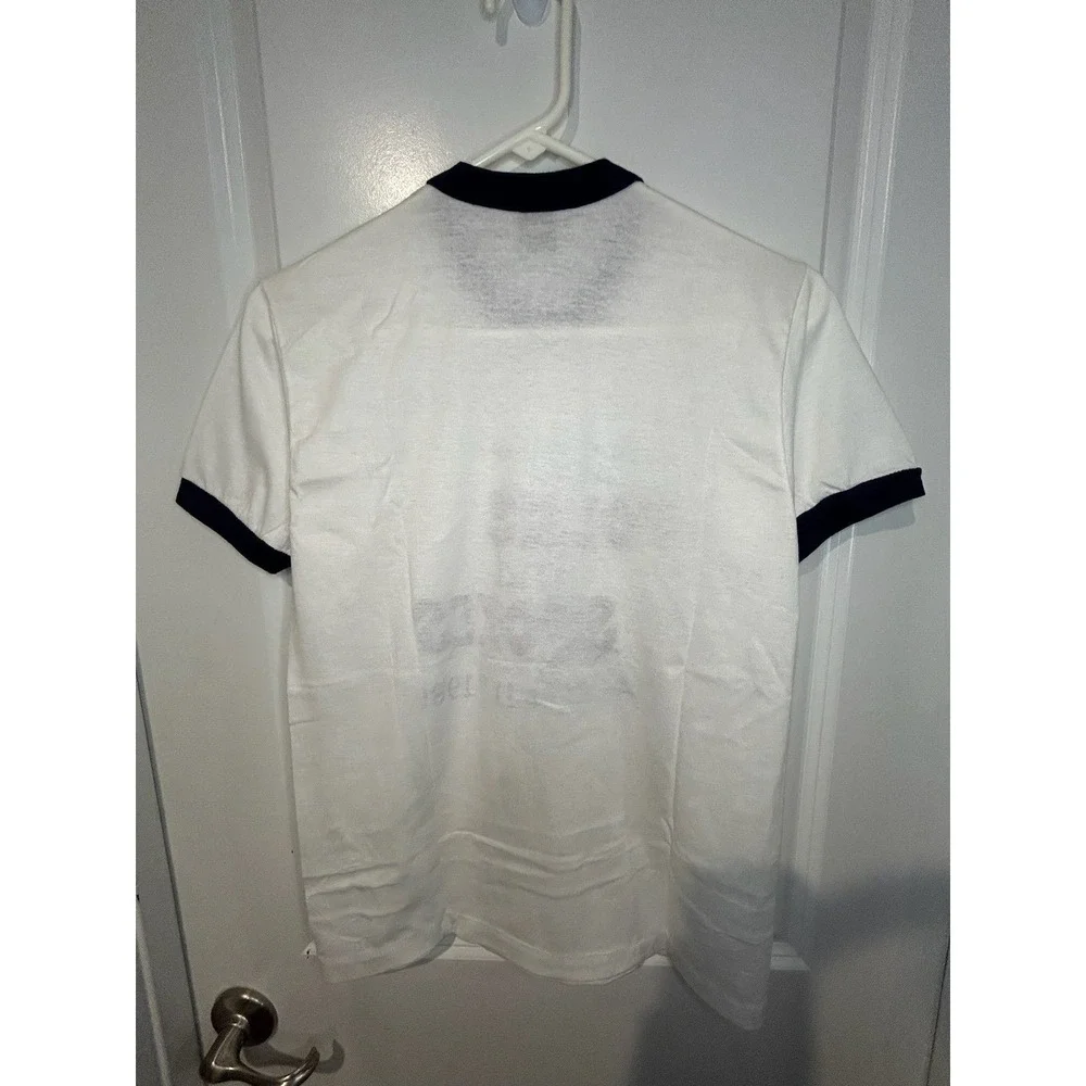Vintage 1985 Single Stitch Middle School Musical Ringer T-Shirt Mens‎ Medium